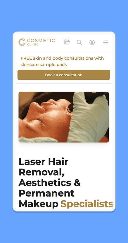 Booking-ready website